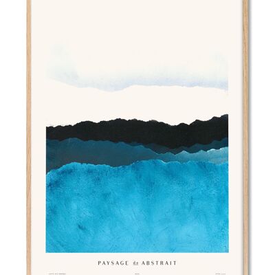 Yente - Paysage de Abstrait II - 50x70 cm