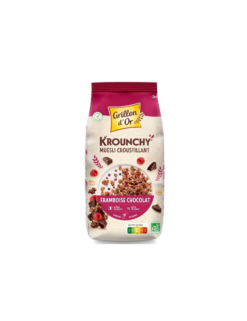 KROUNCHY RASPBERRY CHOCOLATE - 450 gr