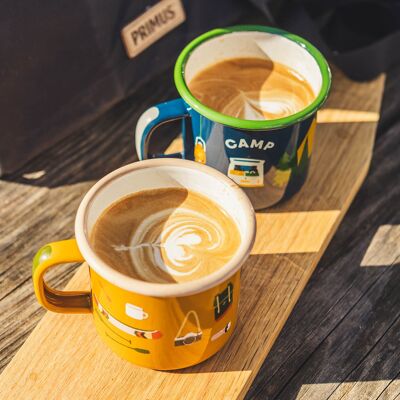 Enamel mug CAMP STUFF