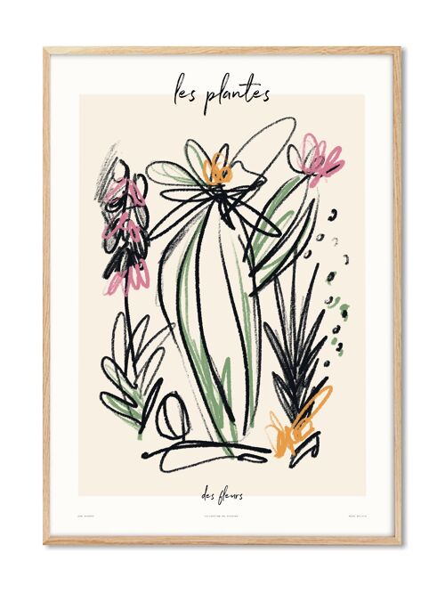 Zoe - Les Plantes - Des Fleurs - 70x100 cm