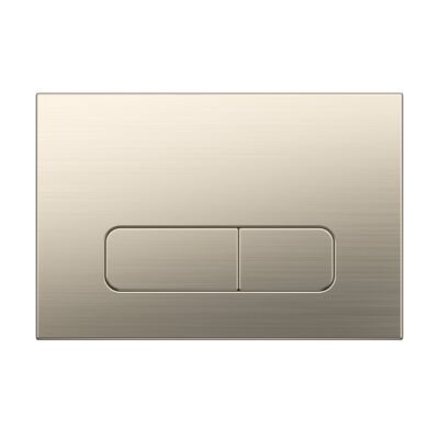 Push plate Brushed Nickel Compatible with Geberit Duofix Sigma (UP 320) 2 volume flush