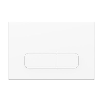 Push plate white matt compatible with Geberit Duofix Sigma / DELTA 2 volume flush