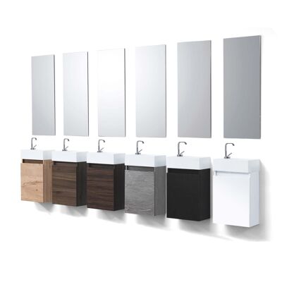 Guest toilet bathroom furniture washbasin with base cabinet hand basin