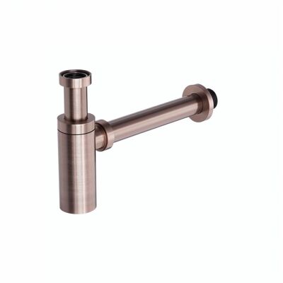 Sifone Design Minimal ICONIC Trappola per odori in rame spazzolato