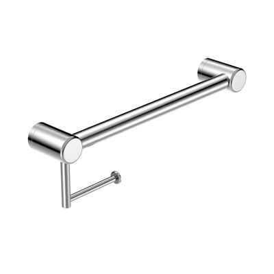 Mecca CARE 32-MM toilet paper holder with toilet support handle 450 MM