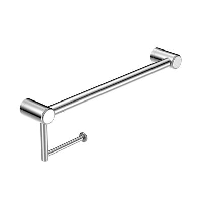 Barra para rollo de papel higiénico Mecca CARE de 25 mm con soporte de 450 mm