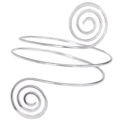 Menottes tourbillon argentées