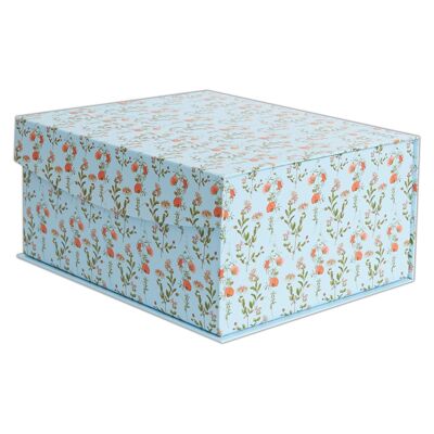 Caja de cartón pequeña RHS, Edwards Design, almacenamiento, cajas de regalo, decoración del hogar, con cierre magnético, cesta decorativa para regalos, almacenamiento, organizador de manualidades, almacenamiento de recuerdos.