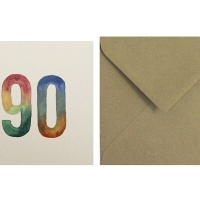 Numeri di cartoline Acquerelli 90