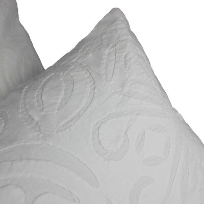 Cushion cover Cutwork 100% cotton 60x60cm without filling
