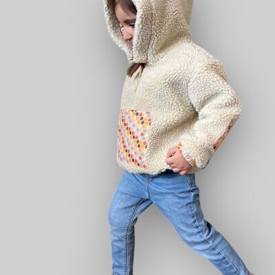 Giacca invernale in sherpa ExploraGuard THE WILD – Capospalla in lana per bambini