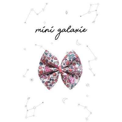 Liberty Eloïse pink mini flower bow barrette
