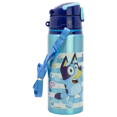 STOR ALUMINUM POP-UP BOTTLE WITH STRAP 730 ML BLUEY