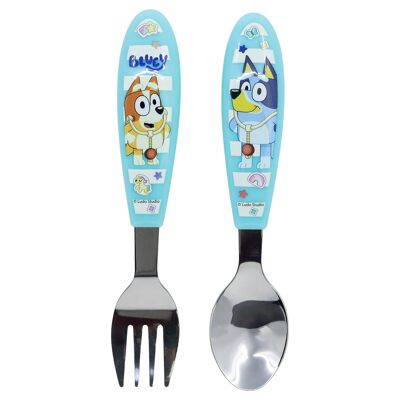 STOR SET CUBIERTOS METALICOS 2 UDS BLUEY