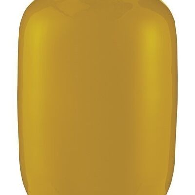 PIP Blushing yellow oval metal vase 30cm