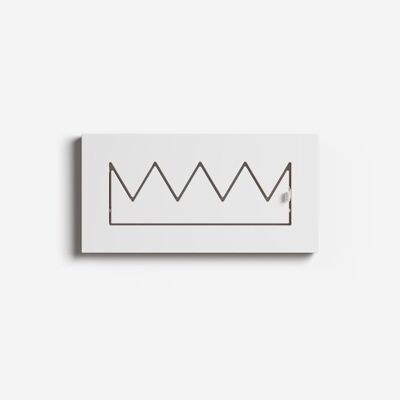 Appendiabiti Fläpps Crownhang 40x20-1 - Bianco