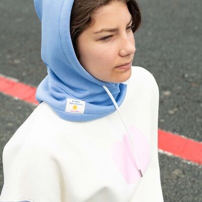 Cagoule-capuche Colorée Coton - Vista Blue