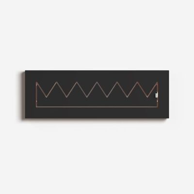 Fläpps Coat Rack Crownhang 60x20-1 - Black