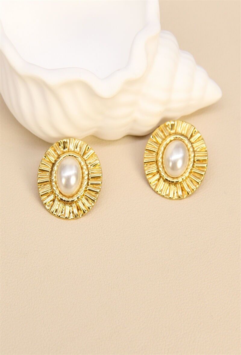 Perlenohrringe aus Edelstahl – Zeitlose Eleganz