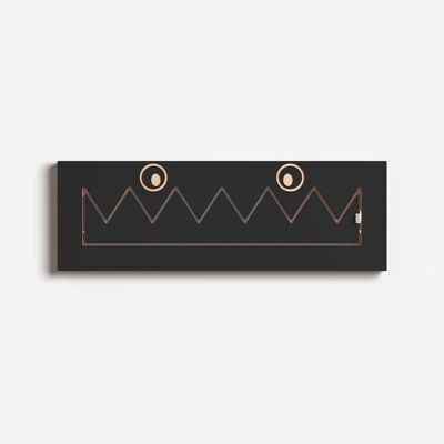 Fläpps Coat Rack Monsterhäng 60x20-1 - Black