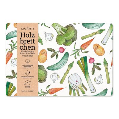 wooden board - vegetable patch