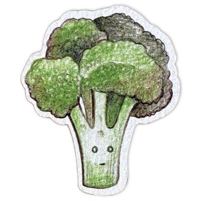 Wooden magnet – Broccoli