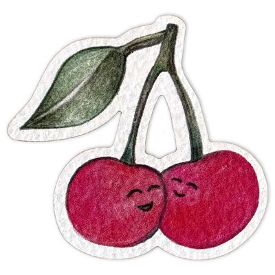Wooden magnet – cherries