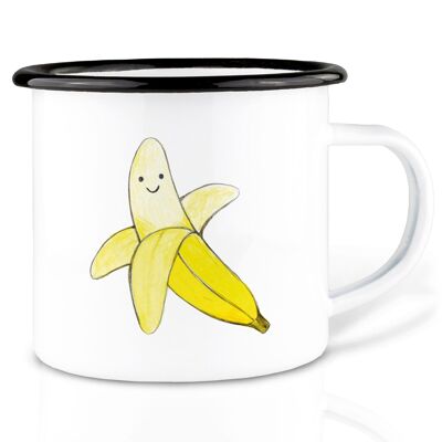 Taza de esmalte – Plátano