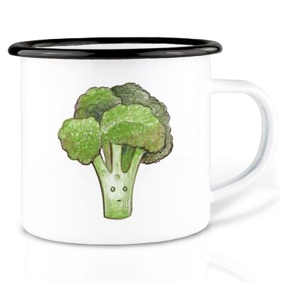Taza de esmalte – Brócoli