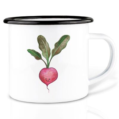 Mug émaillé – radis