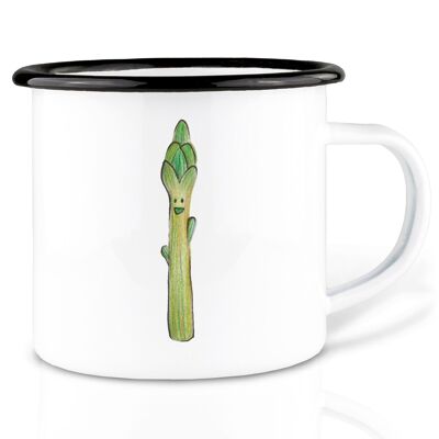 Mug émaillé – asperges