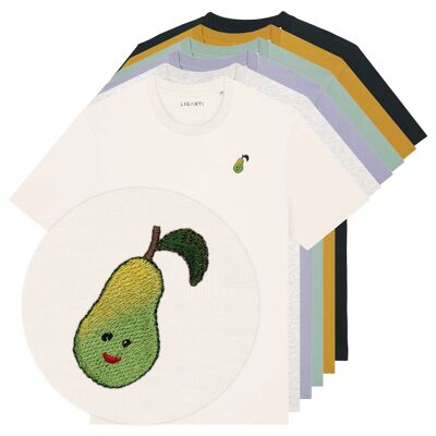 T-shirt brodé – Poire