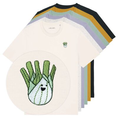 T-shirt brodé – Fenouil