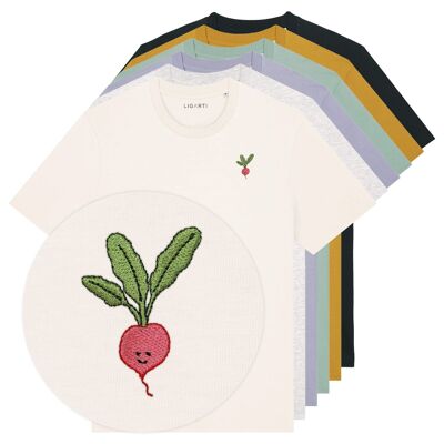 T-shirt brodé – Radis
