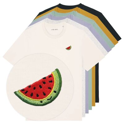 T-shirt brodé – Pastèque