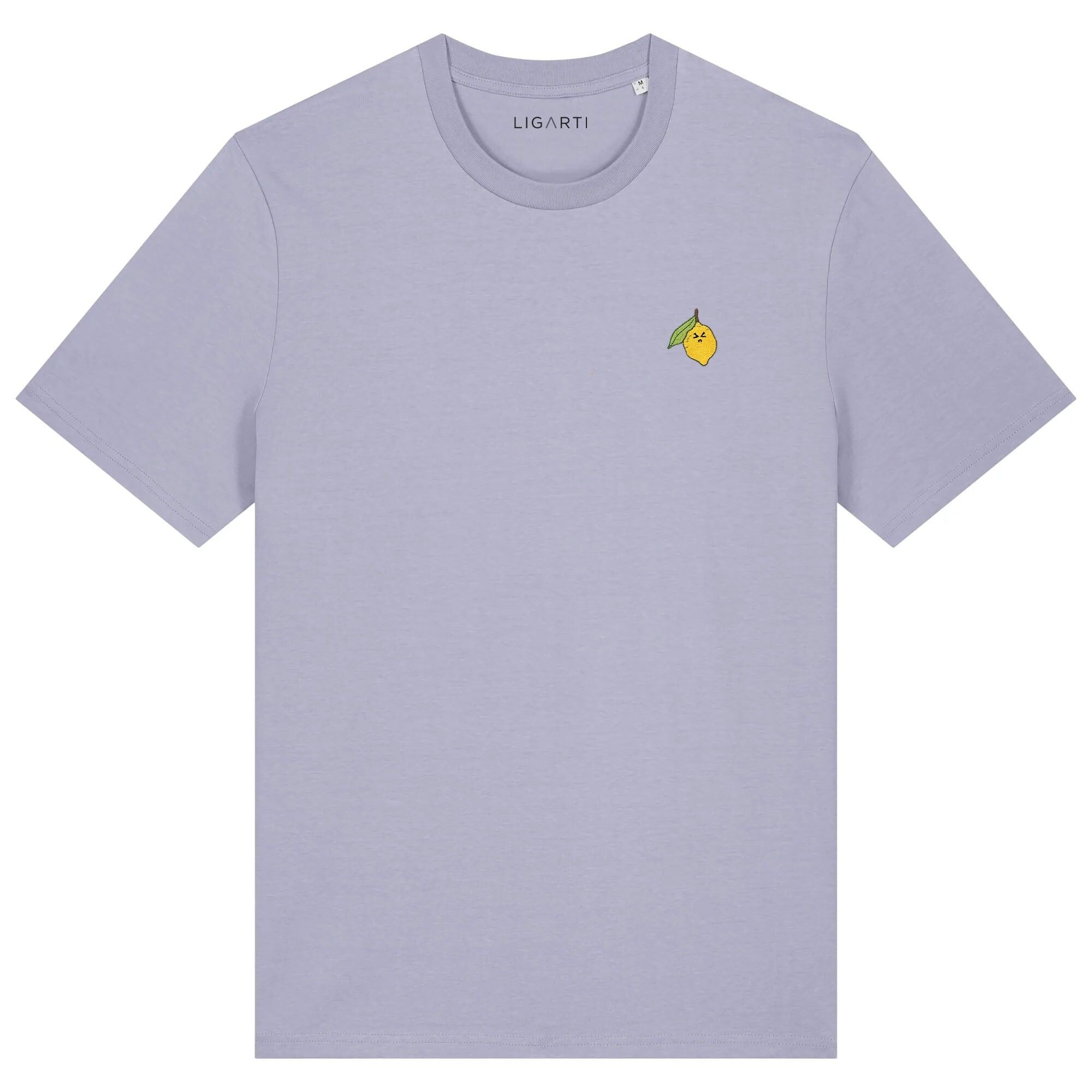 Besticktes T-Shirt – Zitrone