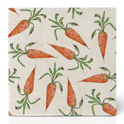 Posavasos de azulejos – zanahoria
