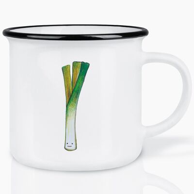 Taza de cerámica – puerro