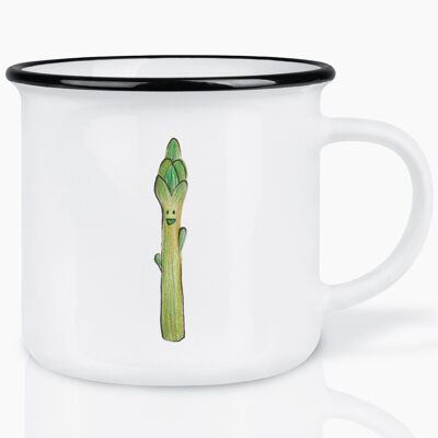 Tazza in ceramica – asparagi