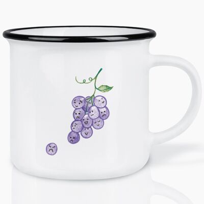 Ceramic mug – grapes