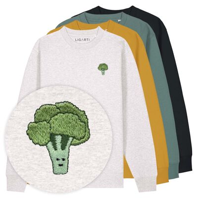 Maglione ricamato – Broccoli