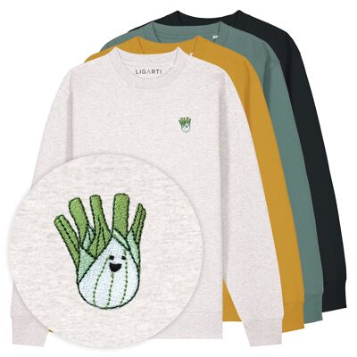 Pull brodé – Fenouil