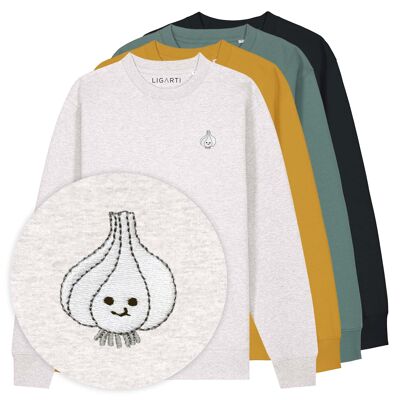 Maglione ricamato – Aglio