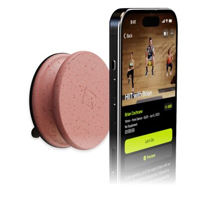 MirrorPlay® Magsafe Handyhalterung mit Saugnapf – Koralle