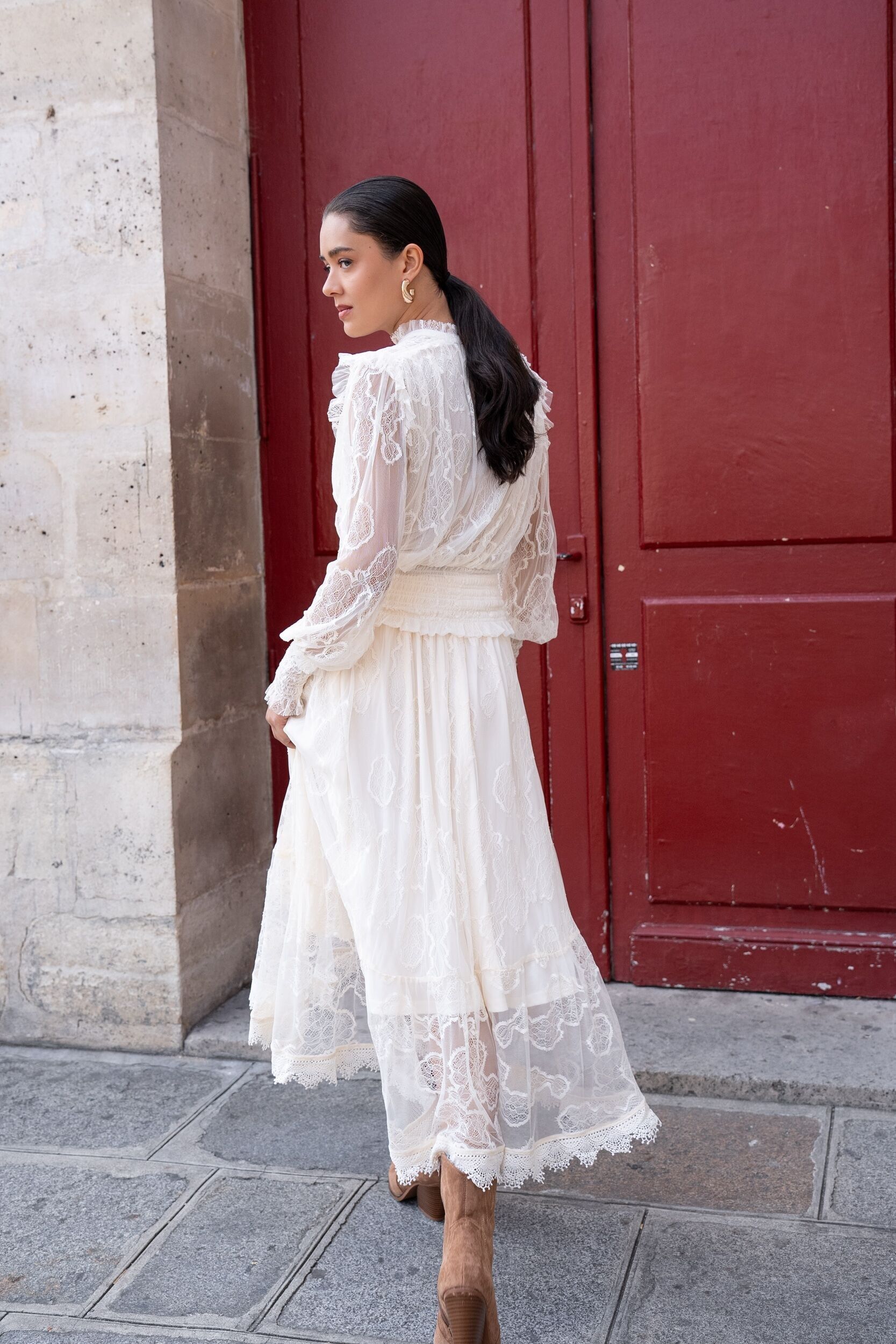 September Asymmetrischer Spitzenrock - 80988