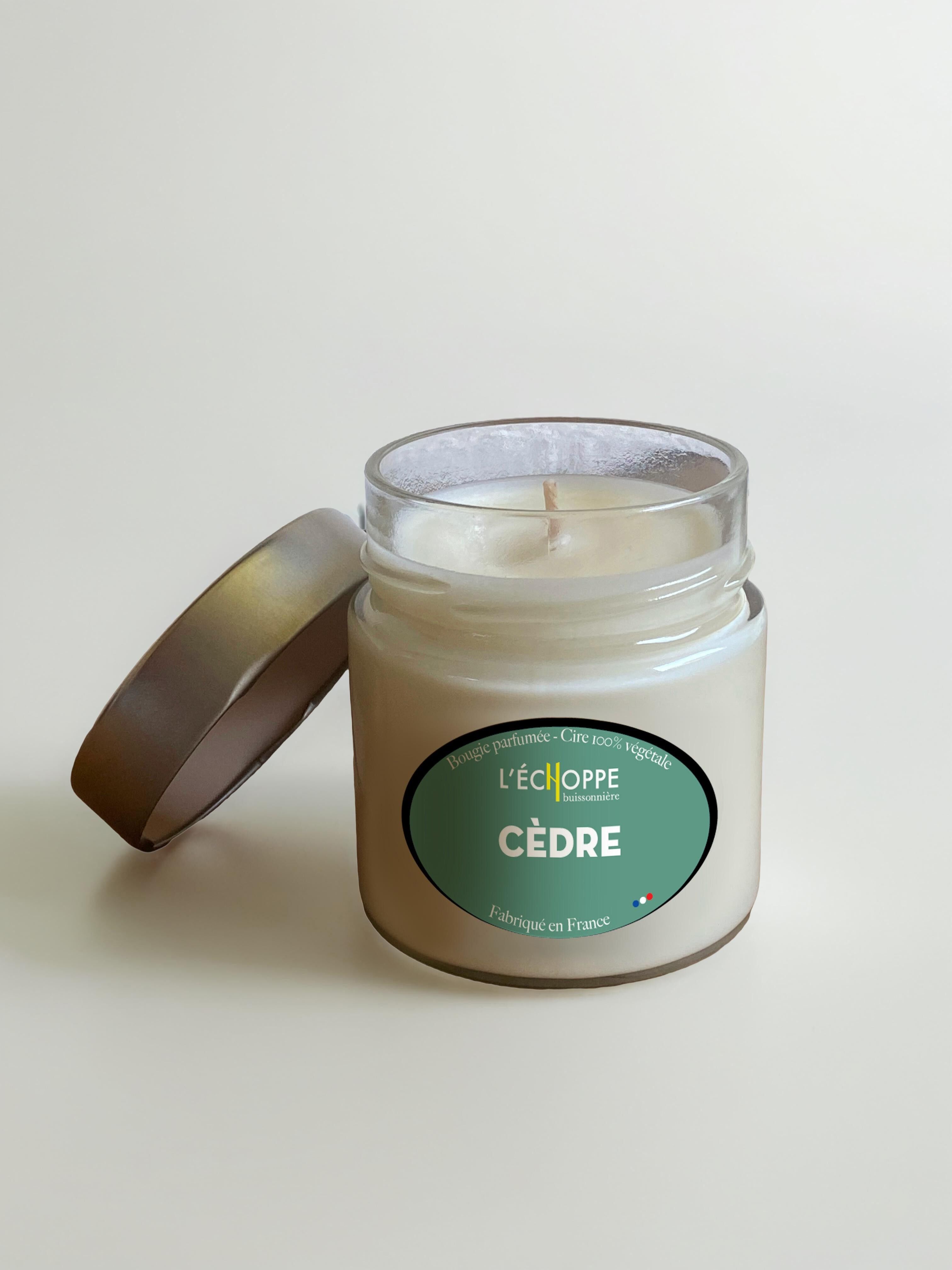 Cèdre - Bougie parfumée 180g