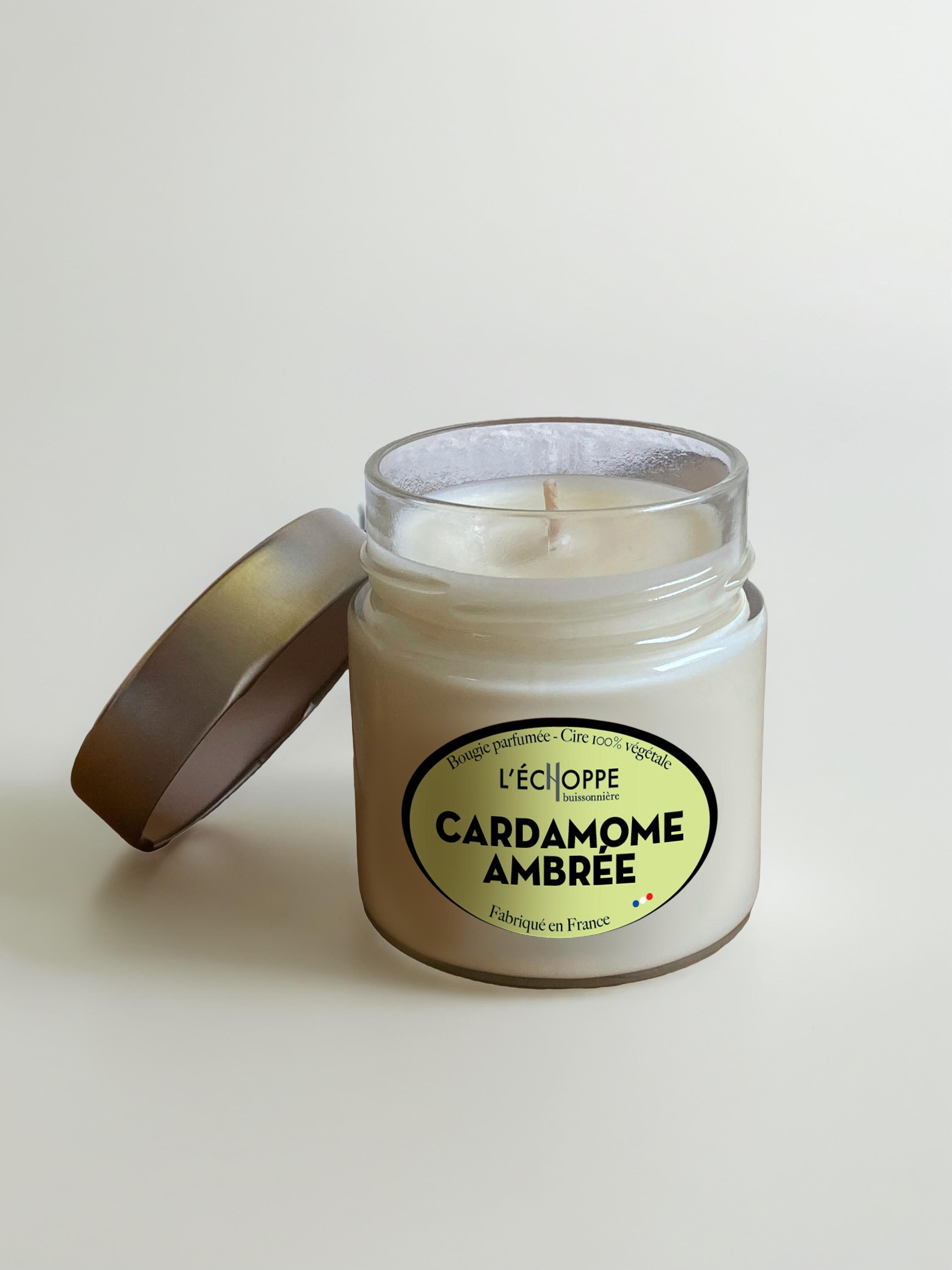 Cardamome Ambrée - Bougie parfumée 180g