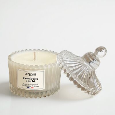 Framboise Litchi - Bougie parfumée 70g - Bonbonnière CIRQUE