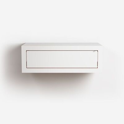 Support mural Fläpps Box 80x27x40 - Blanc