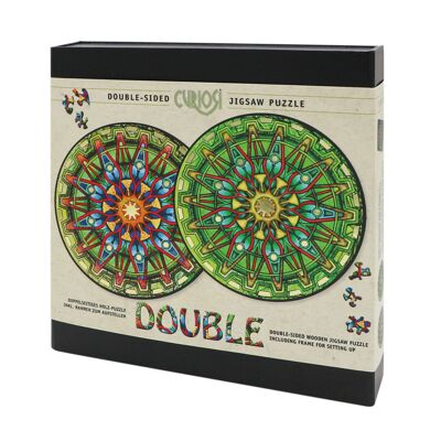 Puzzle de madera, Doble Circo incl.Marco de rompecabezas